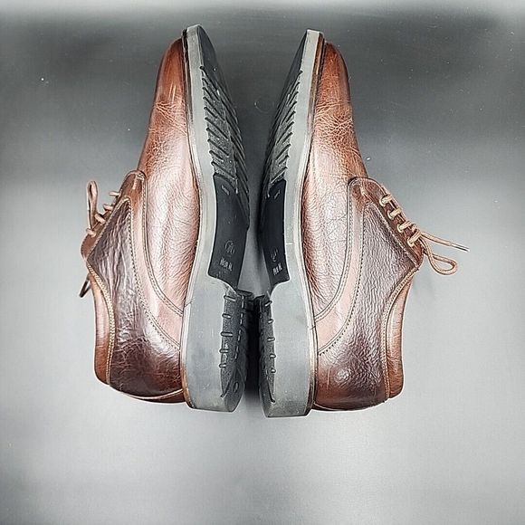 Neil M Wynne Leather Oxfords Dress Shoes Java Brown Men's 9 EEE Extra Wide - Picture 7 of 13